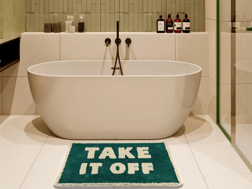 Take it off bath mat