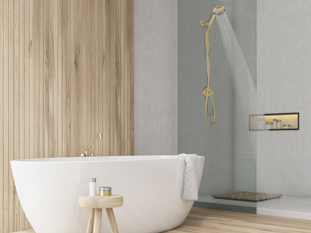 ImperialShine Gold Hand Held Shower Head