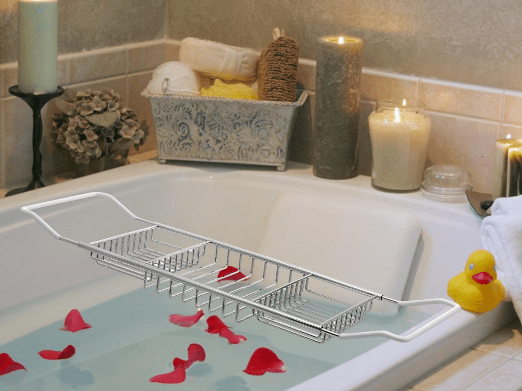 Expandable Bathtub Tray for Tub