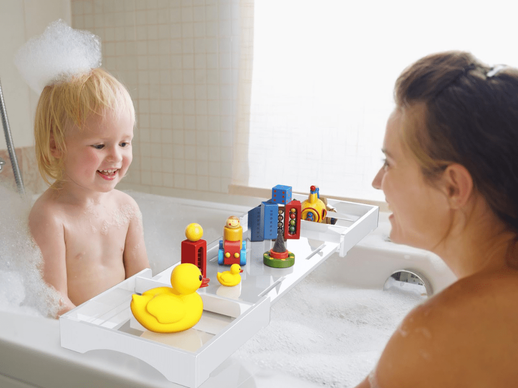 Bathtub Tray Caddy Table for Tub
