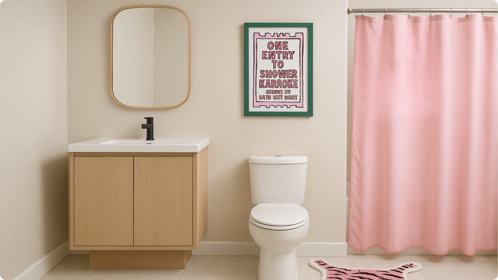 Fun bathroom themes