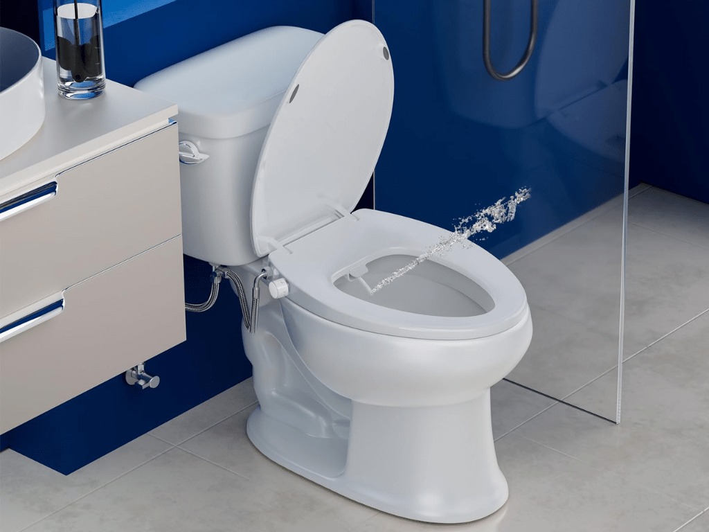 Clirass Elongated Heated Toilet Seat with Night Light