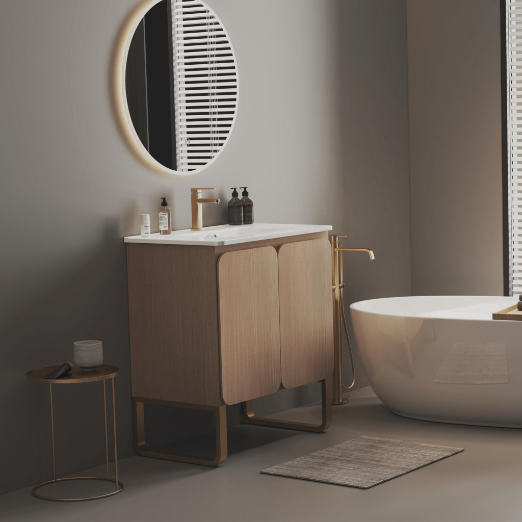 Dalia 30" Curved Freestanding Vanity