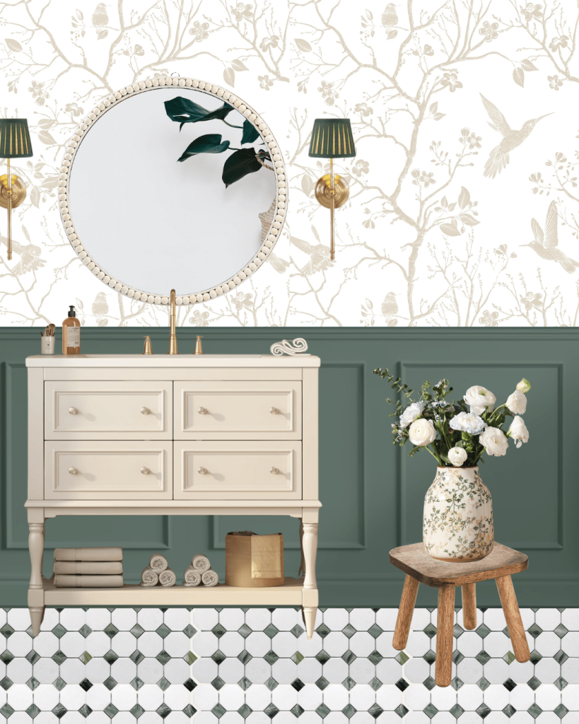 green-and-beige